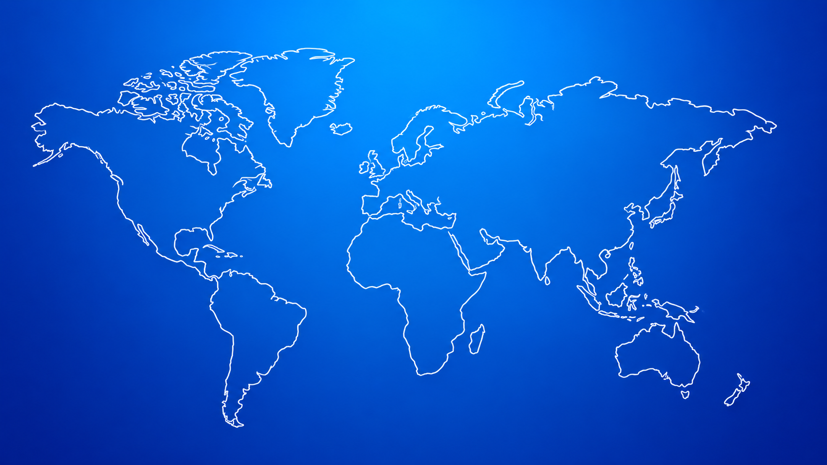Outline world map